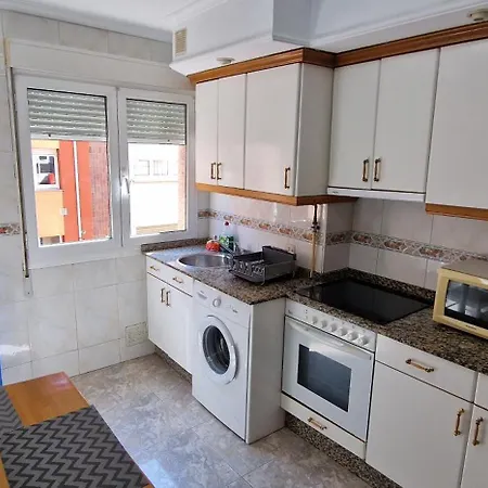 La Arena Playa San Lorenzo - Wifi - 6 Pax - 3 Hab - Vut-5275-as 아파트 *