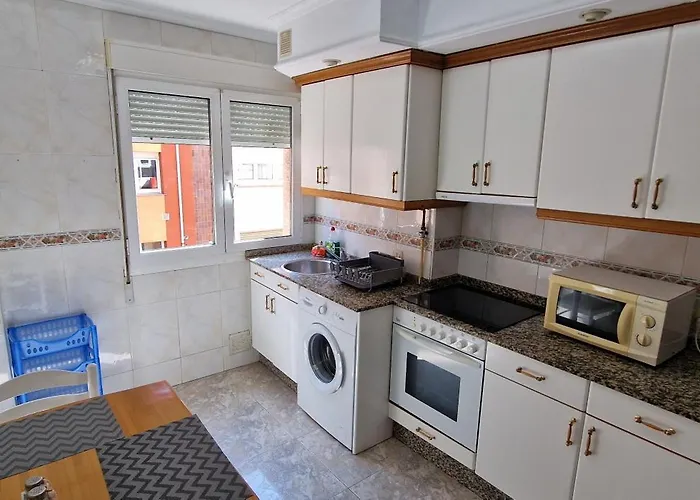 La Arena Playa San Lorenzo - Wifi - 6 Pax - 3 Hab - Vut-5275-as Apartment *